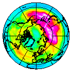 Ozone Field of 24 December 2009