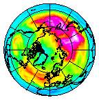 Ozone Field of 26 December 2009