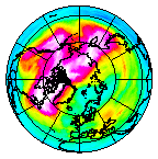 Ozone Field of 23 January 2010