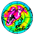 Ozone Field of 24 January 2010