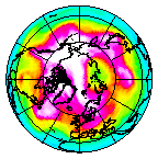 Ozone Field of 13 March 2010