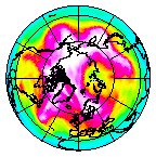 Ozone Field of 14 March 2010