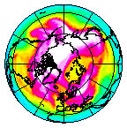 Ozone Field of 16 March 2010