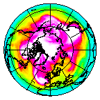 Ozone Field of 25 March 2010