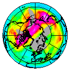 Ozone Field of 12 January 2012