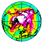 Ozone Field of 25 March 2012