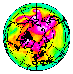 Ozone Field of 12 April 2012