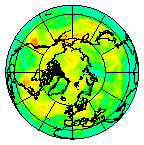 Ozone Field of 25 June 2012