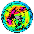 Ozone Field of 03 January 2013