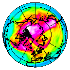 Ozone Field of 24 January 2013