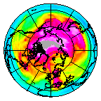 Ozone Field of 13 February 2013