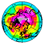 Ozone Field of 14 February 2013