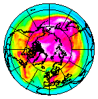Ozone Field of 24 February 2013