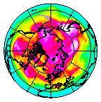 Ozone Field of 25 March 2013