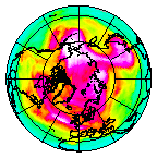 Ozone Field of 09 April 2013