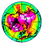 Ozone Field of 23 April 2013