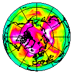 Ozone Field of 25 April 2013