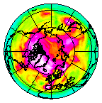 Ozone Field of 28 April 2013