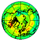 Ozone Field of 22 July 2013