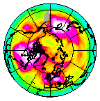 Ozone Field of 25 March 2014