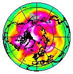Ozone Field of 09 April 2014