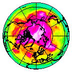Ozone Field of 25 April 2014