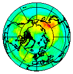 Ozone Field of 16 October 2014