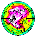 Ozone Field of 31 March 2015
