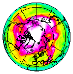 Ozone Field of 09 April 2015