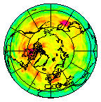 Ozone Field of 23 June 2015