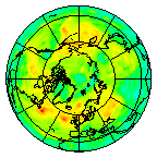 Ozone Field of 18 July 2015