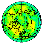 Ozone Field of 09 August 2015