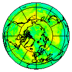 Ozone Field of 14 August 2015