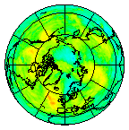 Ozone Field of 22 August 2015