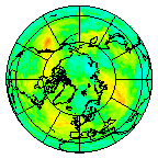 Ozone Field of 25 August 2015