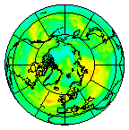 Ozone Field of 28 August 2015