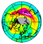Ozone Field of 21 December 2015