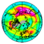 Ozone Field of 03 January 2016