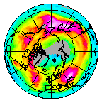 Ozone Field of 24 January 2016