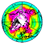 Ozone Field of 14 March 2016