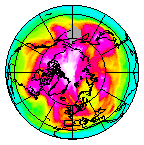 Ozone Field of 22 March 2016