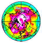 Ozone Field of 25 March 2016