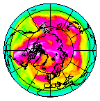 Ozone Field of 09 April 2016