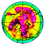 Ozone Field of 25 April 2016