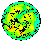 Ozone Field of 13 July 2016