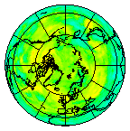 Ozone Field of 25 July 2016