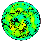 Ozone Field of 13 August 2016