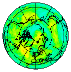 Ozone Field of 15 August 2016