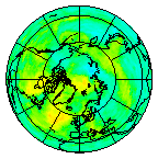 Ozone Field of 22 August 2016