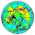 Ozone Field of 25 October 2016